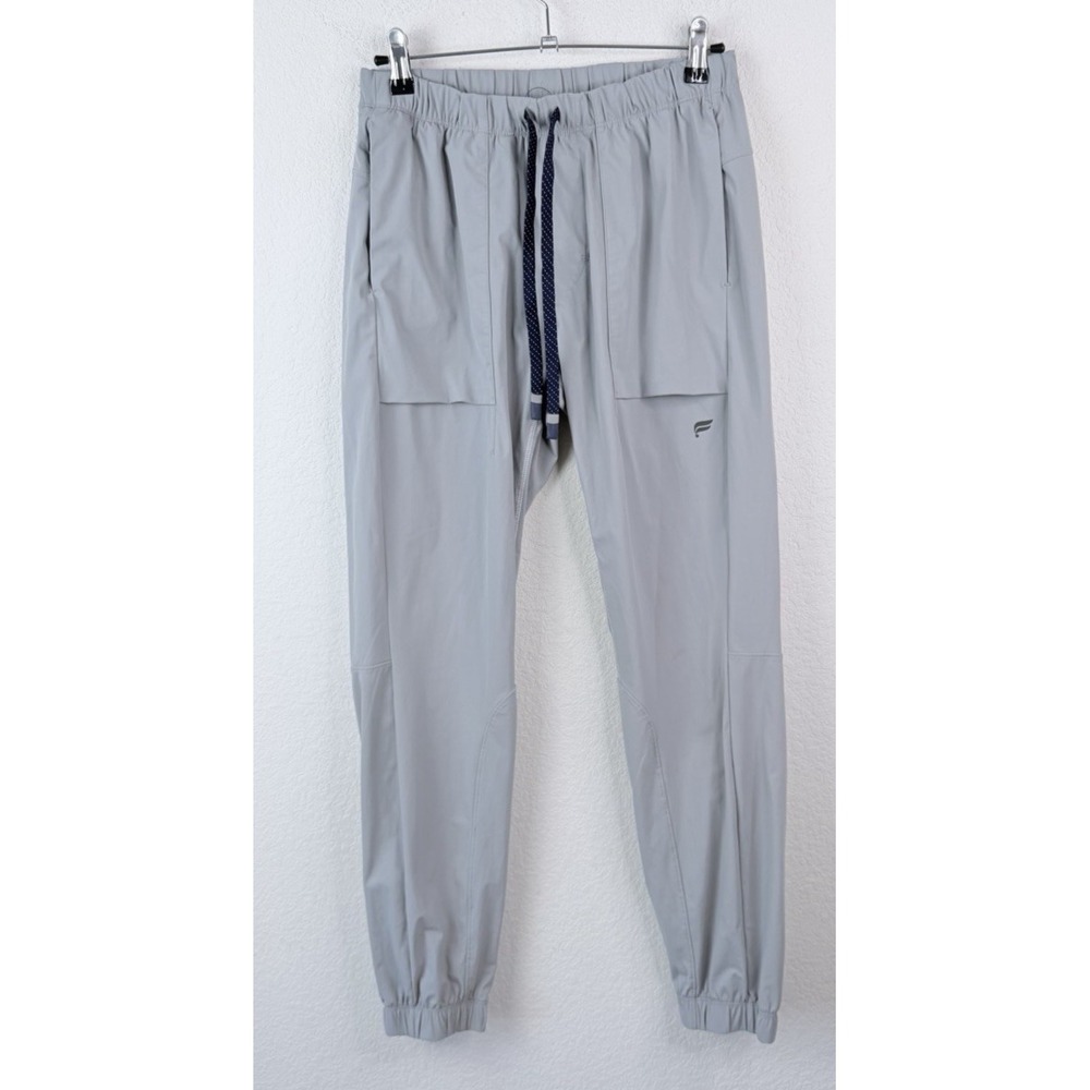 Fabletics The One Jogger Pants Men's S Gray Stretch Athleisure Training Outdoor